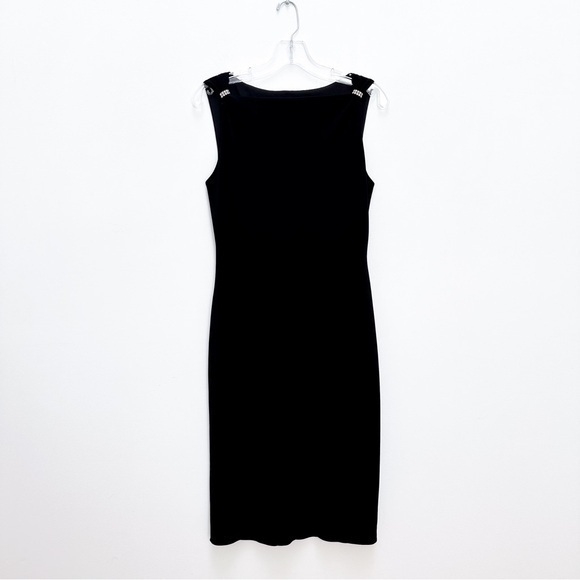 Vintage Laundry by Shelli Segal Black Cocktail Black Tie Dress - Picture 1 of 7
